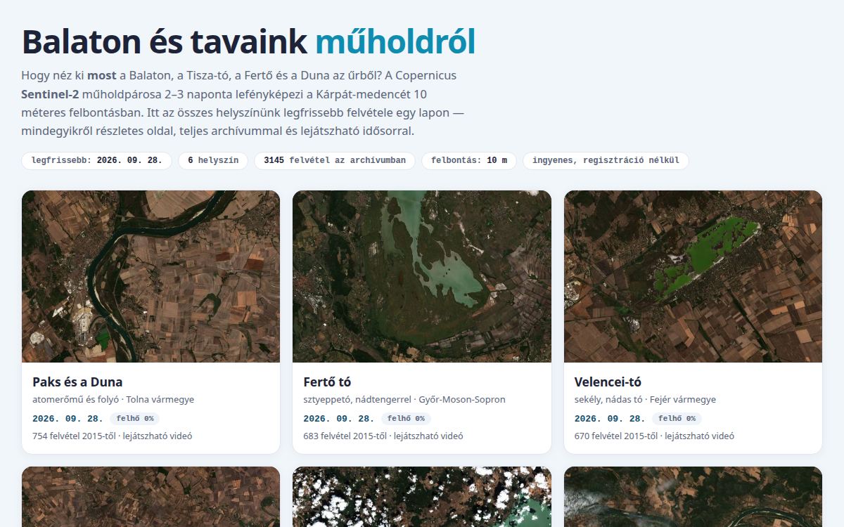 Balaton és tavaink műholdról — oldal-előnézet